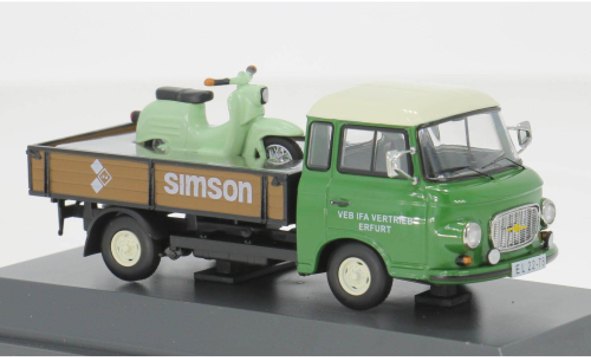 Barkas B1000 1/43 Schuco green/brown 1:43 diecast model cars