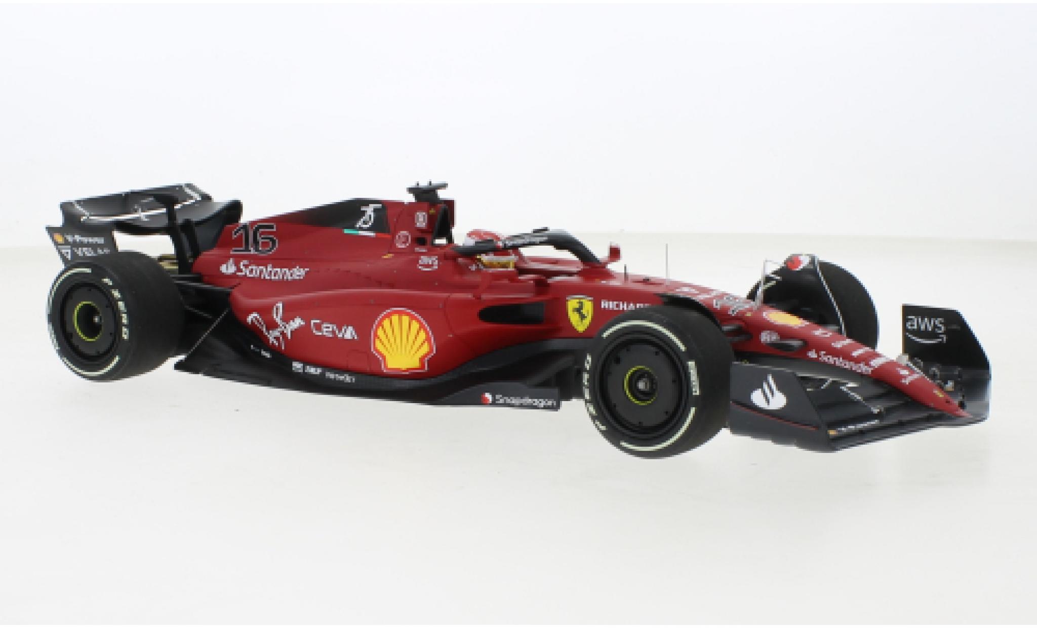 Ferrari F1 1/18 BBR Models -75 No.16 Scuderia Formel 1 GP Australien 2022 diecast model cars