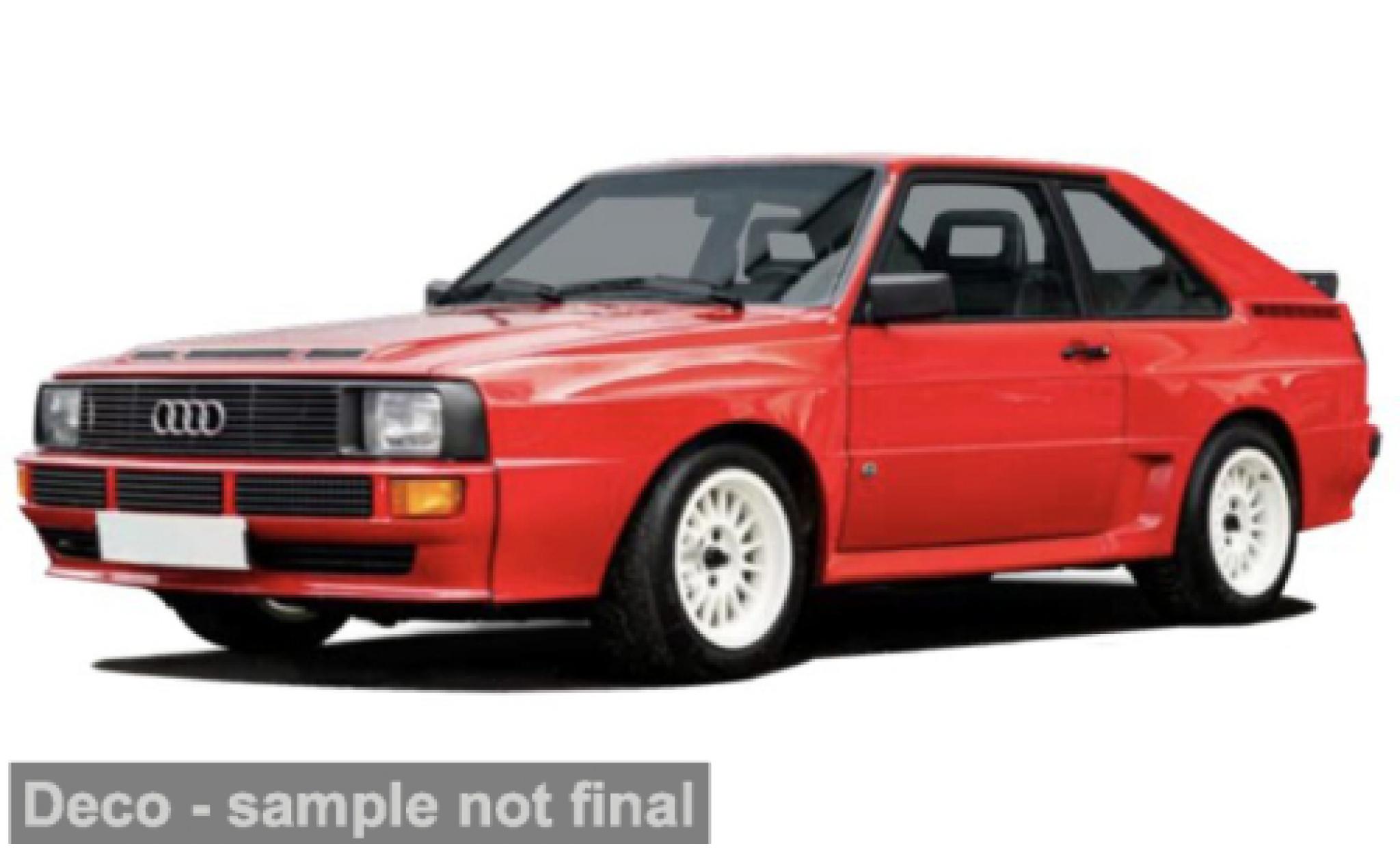 Audi Sport Quattro 1/24 Burago Bburago Sport quattro red/black 1985 1:24 diecast model cars