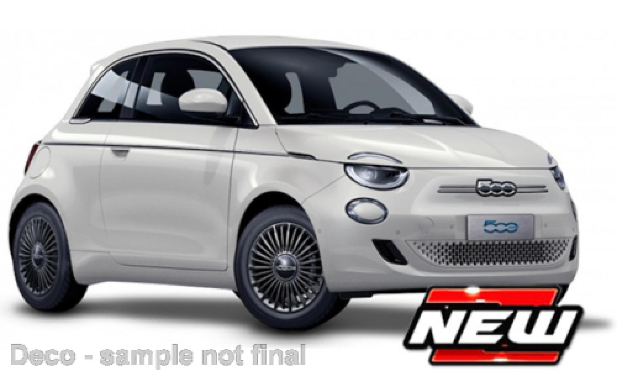Fiat 500 1/24 Burago Bburago e white diecast model cars