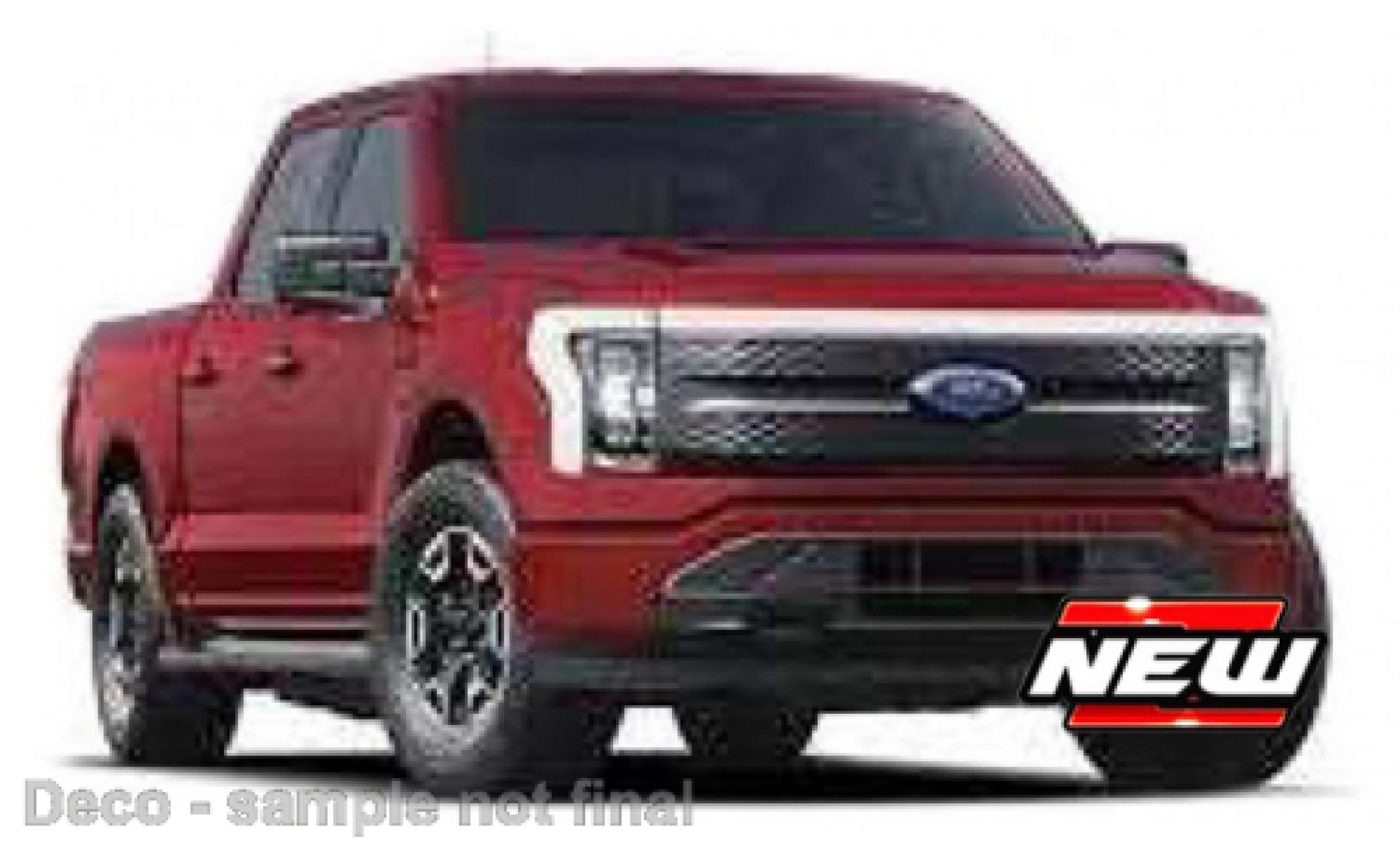Ford F-1 1/43 Burago 50 Lightning metallise red 2022 diecast model cars