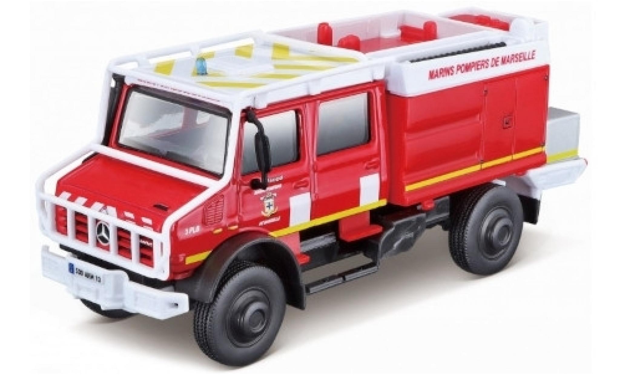 Mercedes Unimog 1/50 Burago U5000 Marins Fire brigade De Marseille diecast model cars