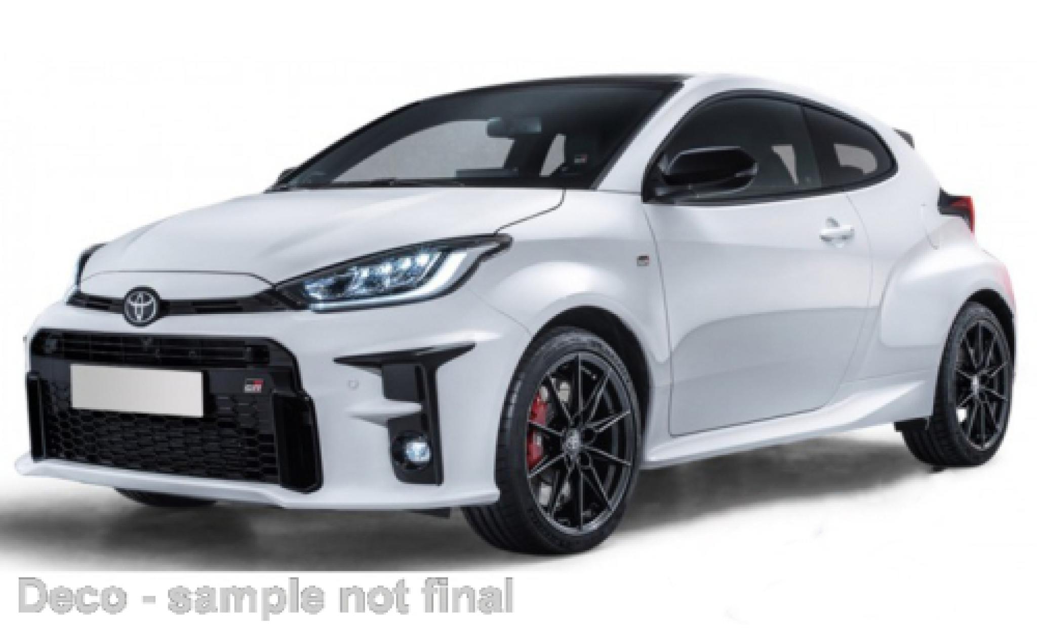 Toyota Yaris 1/43 Burago Bburago GR white diecast model cars