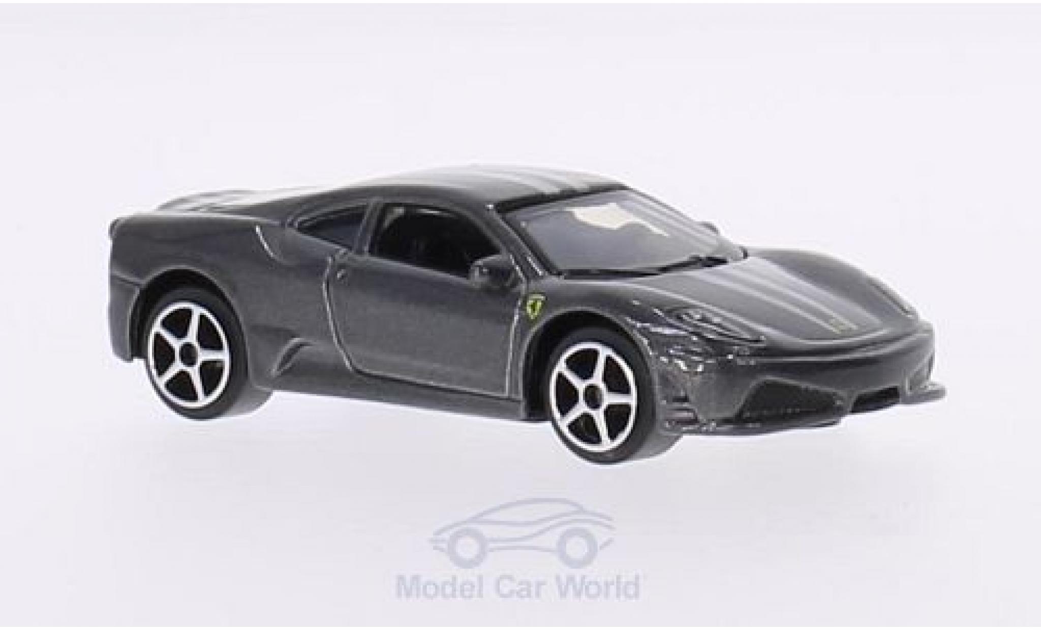 Ferrari 430 1/64 Burago Scuderia metallic grey diecast model cars