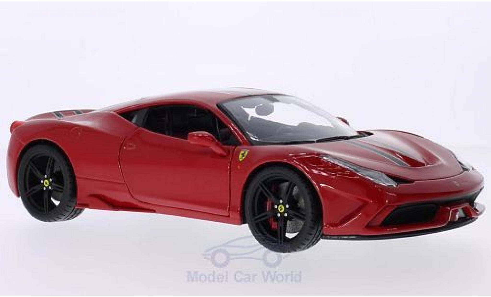 Ferrari 458 1/43 Burago Speciale red/Dekor diecast model cars