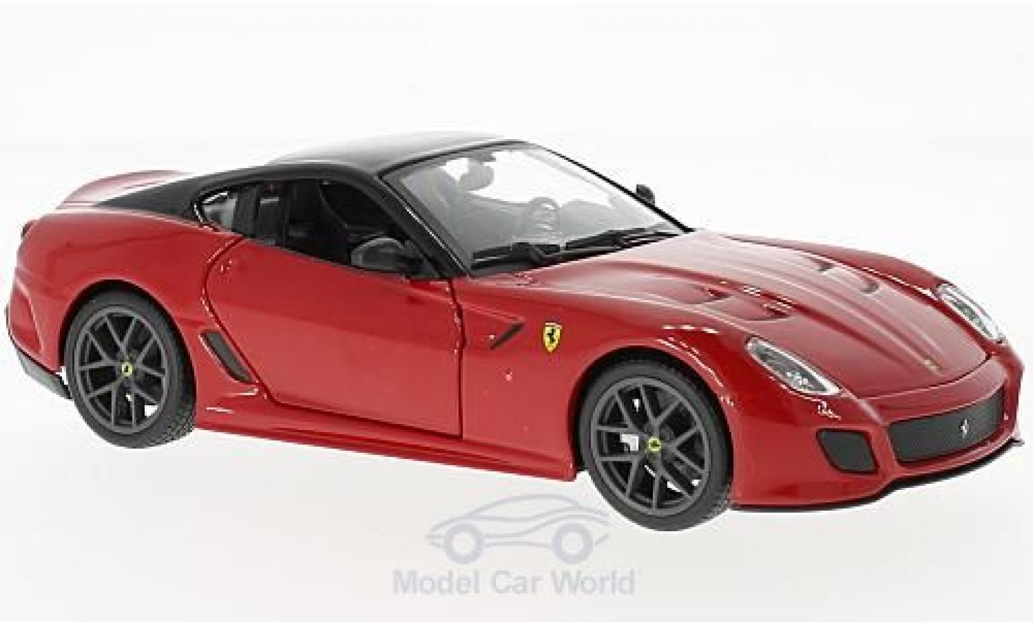 Ferrari 599 GTO 1/24 Burago GTO red/black diecast model cars