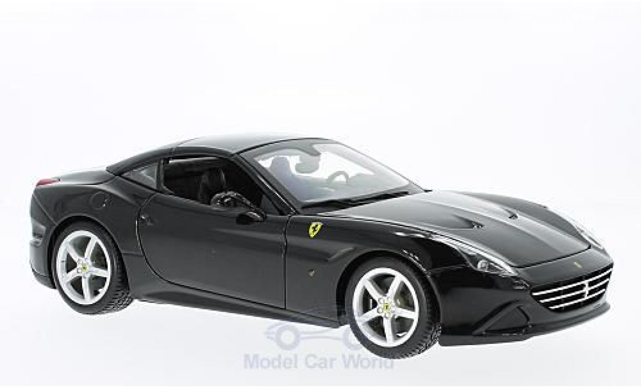 Ferrari California 1/18 Burago T black 2014 geschlossen ohne Vitrine diecast model cars