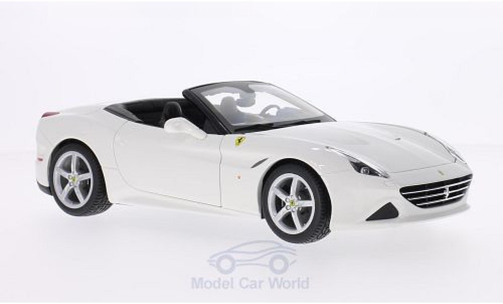 Ferrari California 1/18 Burago T white 2014 offen ohne Vitrine diecast model cars