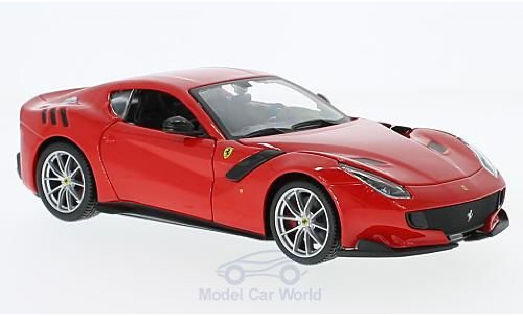 Ferrari F1 1/24 Burago 2 TDF red 2016 diecast model cars