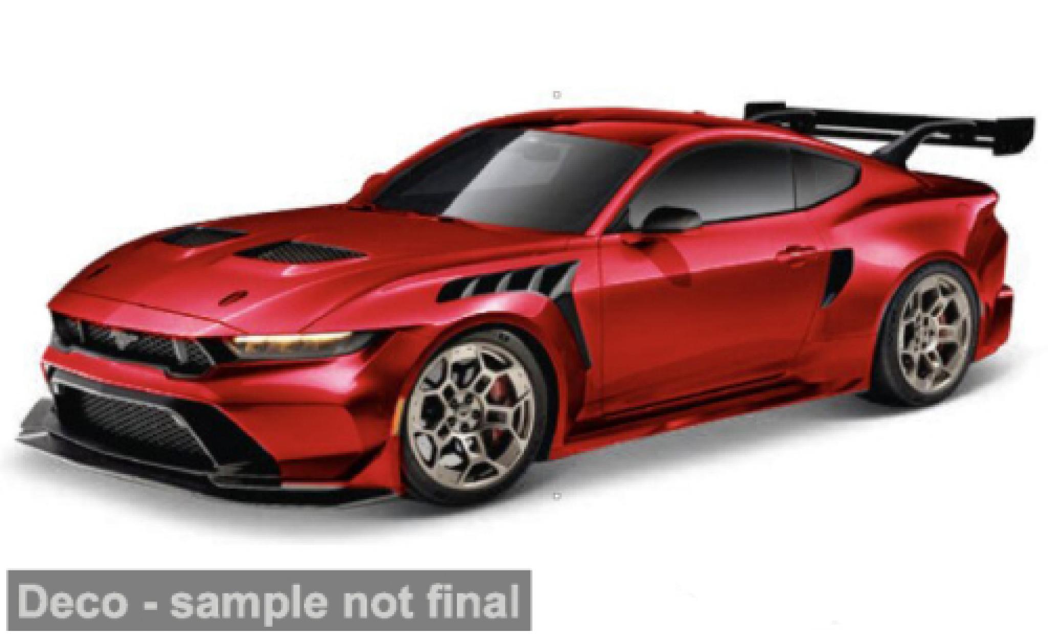 Ford Mustang 1/43 Burago Bburago GTD red 2025 1:43 diecast model cars