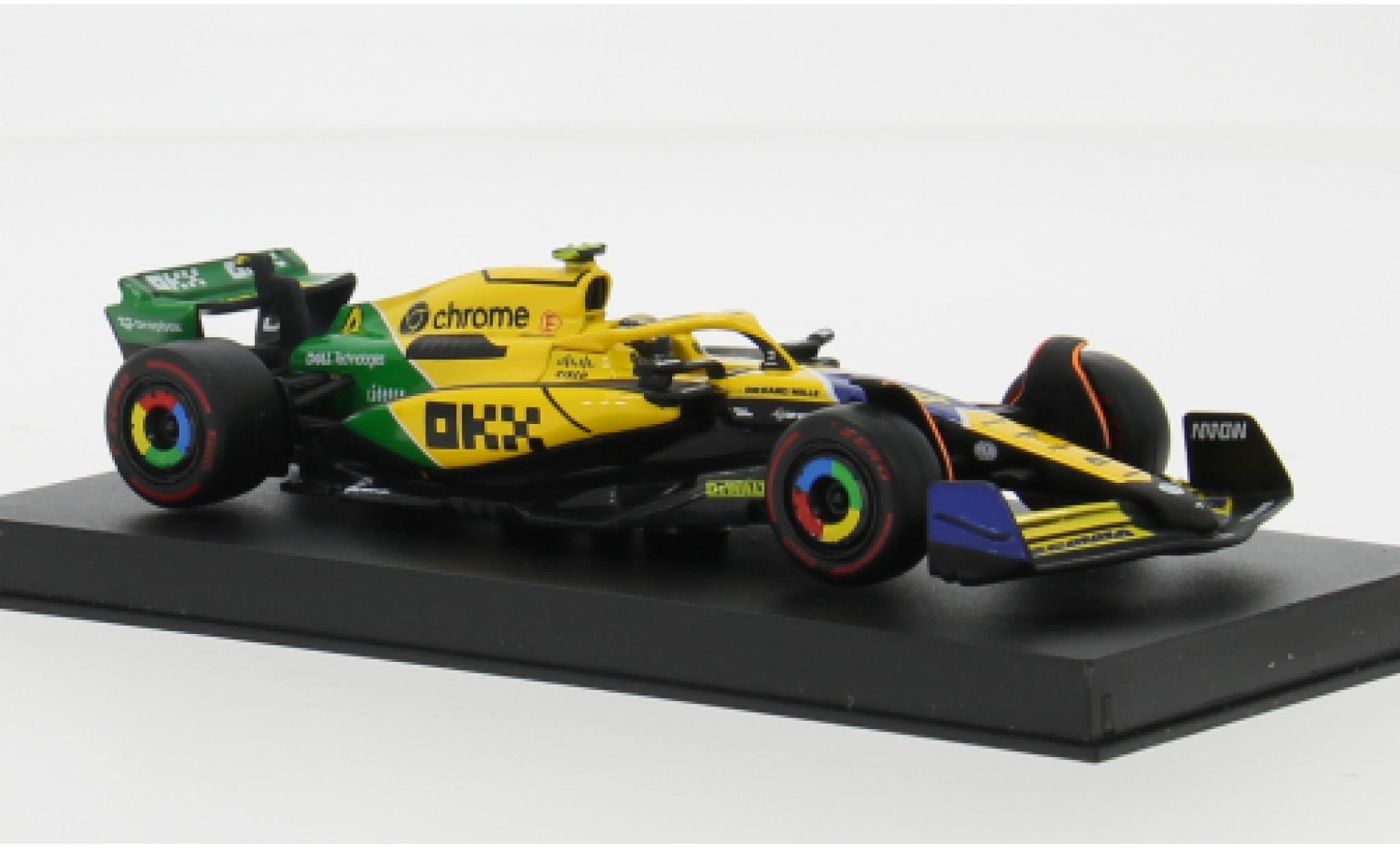 McLaren F1 1/43 Burago Bburago MCL38 No.4 Team Formel 1 GP Monaco 2024 1:43 diecast model cars