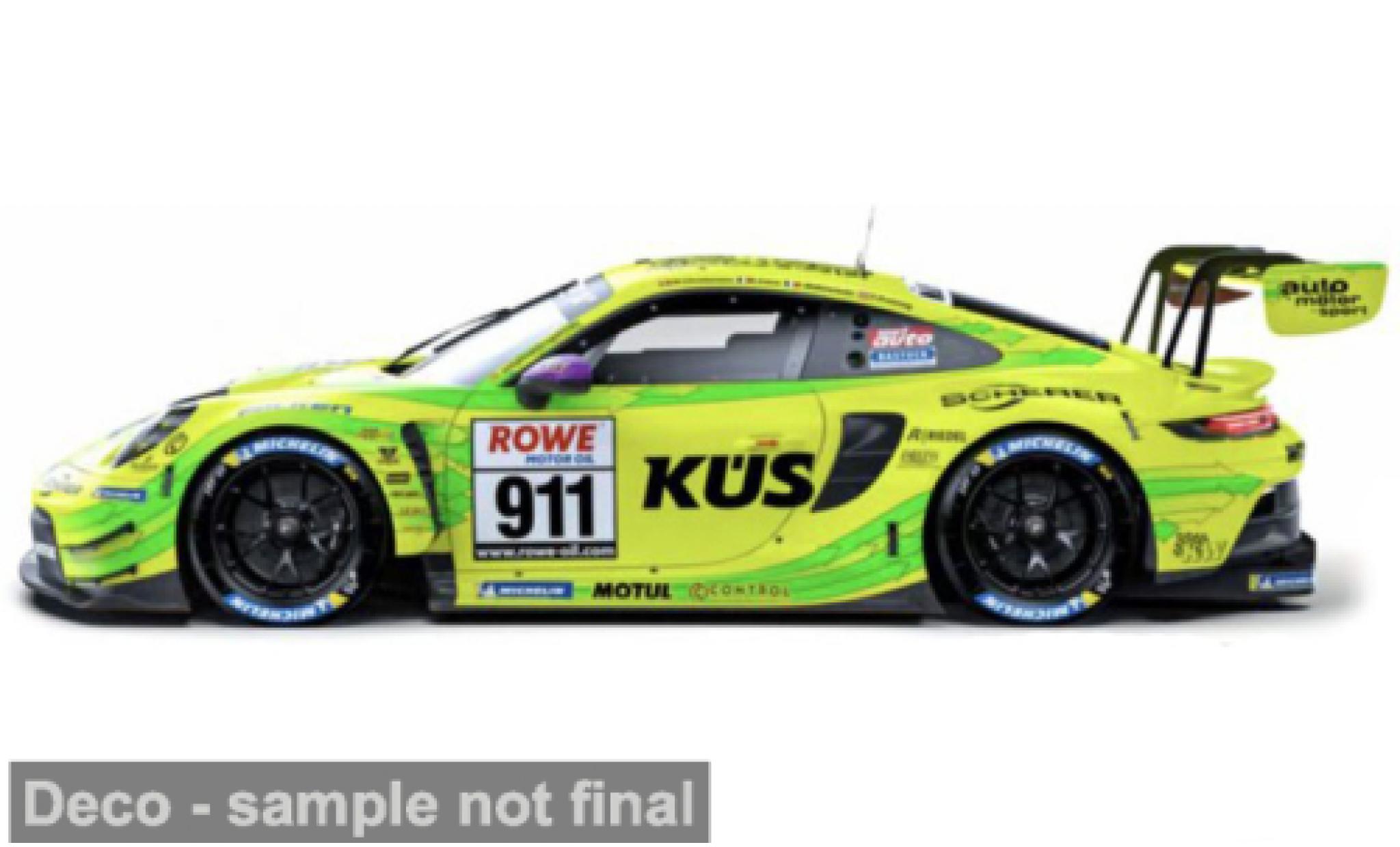 Porsche 911 1/24 Burago Bburago GT3 24h N&uuml;rburgring 2023 Manthey-Racing # 1:24 diecast model cars