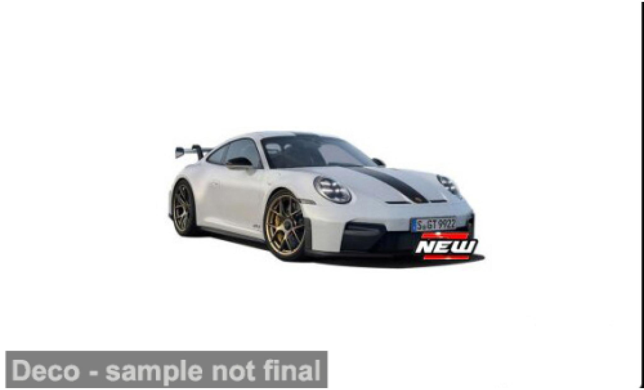 Porsche 911 1/43 Burago Bburago GT3 grey 2025 1:43 diecast model cars
