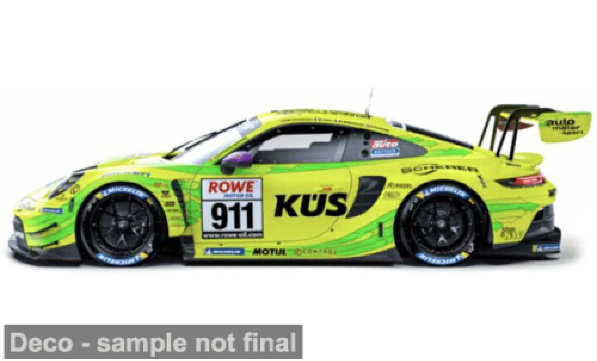 Porsche 911 1/43 Burago Bburago GT3 R 24h N&uuml;rburgring 2023 Manthey-Racing # 1:43 diecast model cars