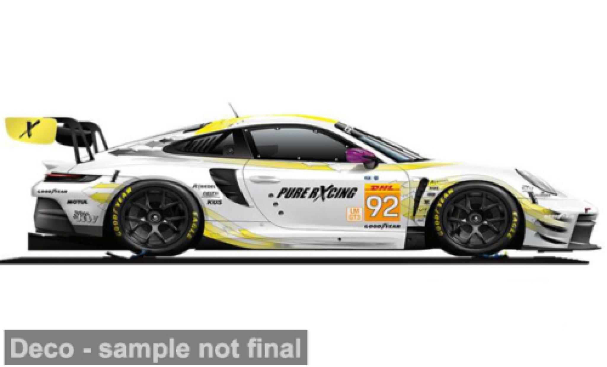 Porsche 911 1/43 Burago Bburago GT3 R Team Manthey #92 1:43 diecast model cars