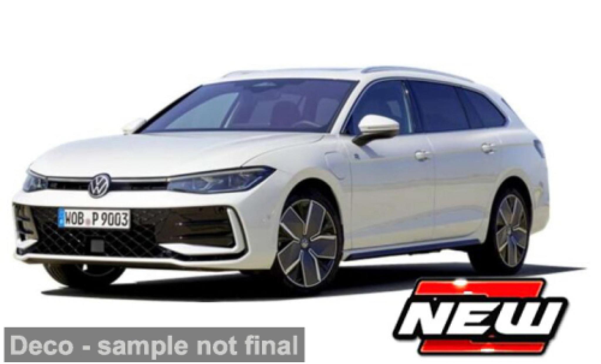Volkswagen Passat 1/43 Burago Bburago Variant B9 white 2024 1:43 diecast model cars