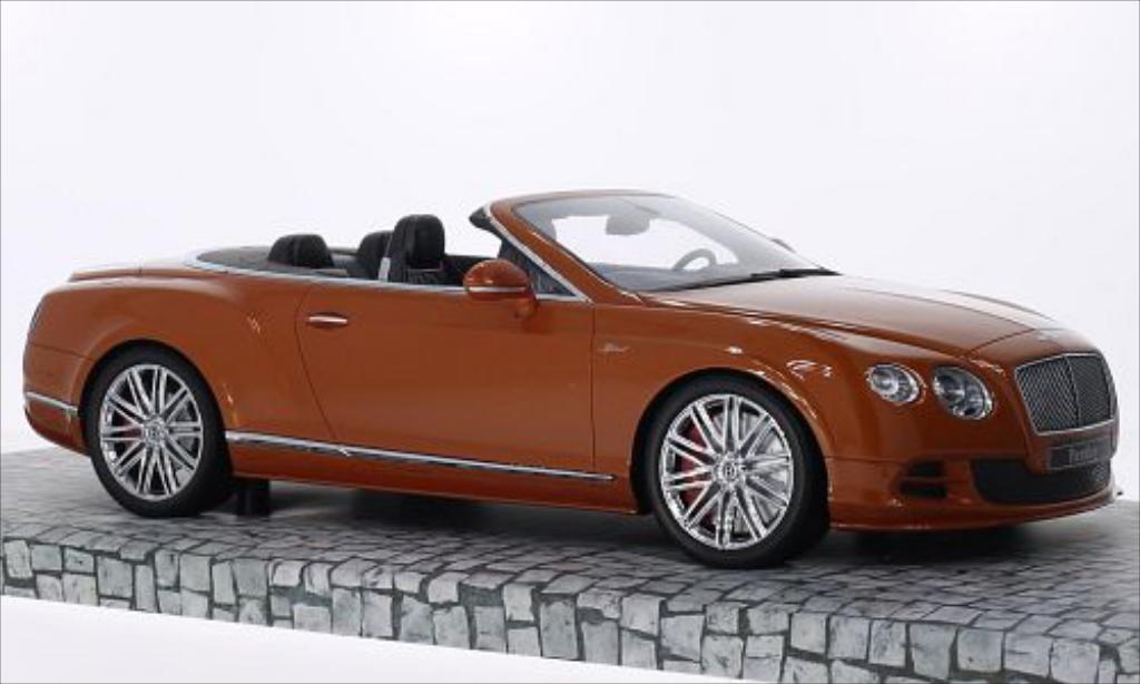 Bentley Continental GT 1/18 Minichamps GT Speed Convertible metallic orange 2014 diecast model cars