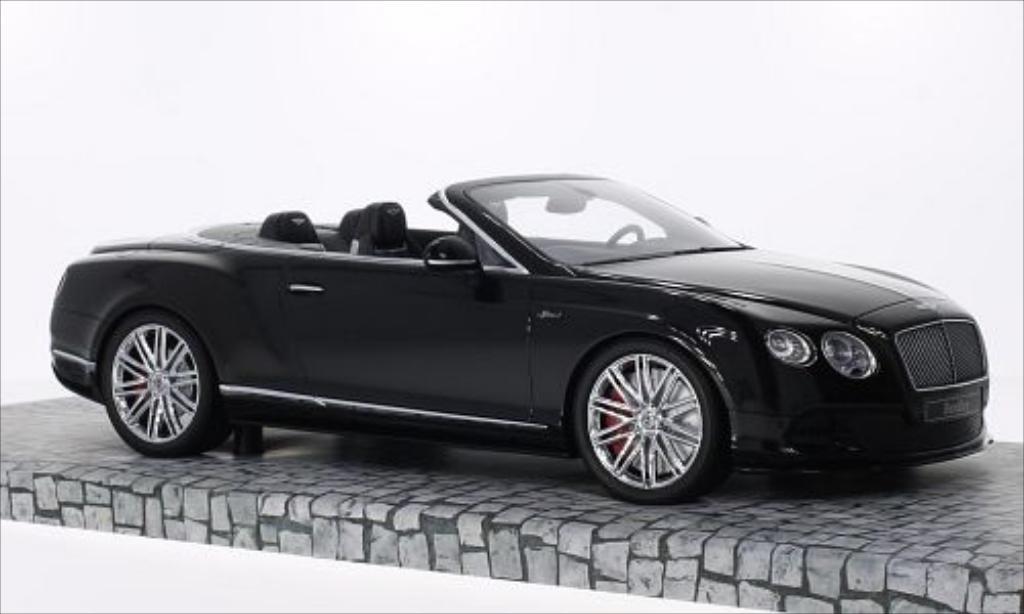Bentley Continental GT 1/18 Minichamps GT Speed Convertible black 2014 diecast model cars