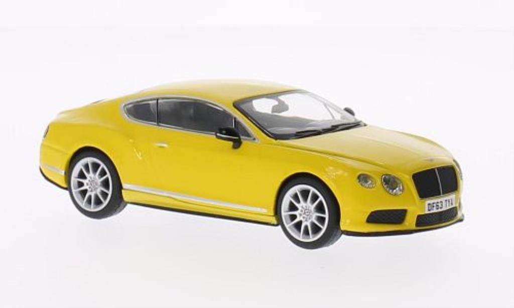 Bentley Continental GT 1/43 Corgi GT V8 S yellow RHD diecast model cars