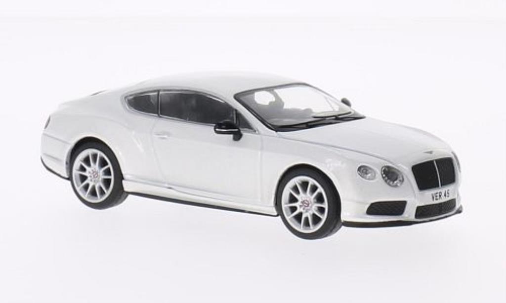 Bentley Continental GT 1/43 Corgi GT V8 S white LHD diecast model cars