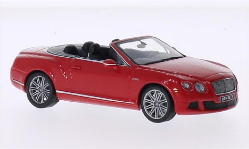 Bentley Continental GTC 1/43 Minichamps GTC Speed red 2012 diecast model cars