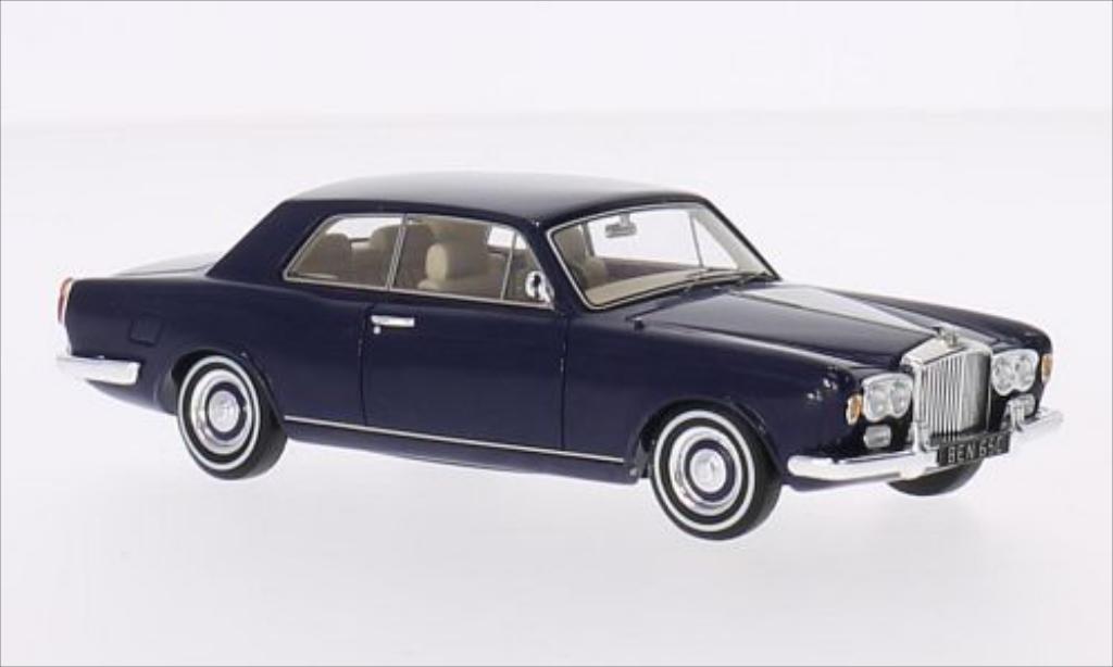 Bentley Continental T 1/43 Spark T 2-Door Saloon Mulliner Park Ward blue RHD 1967 diecast model cars