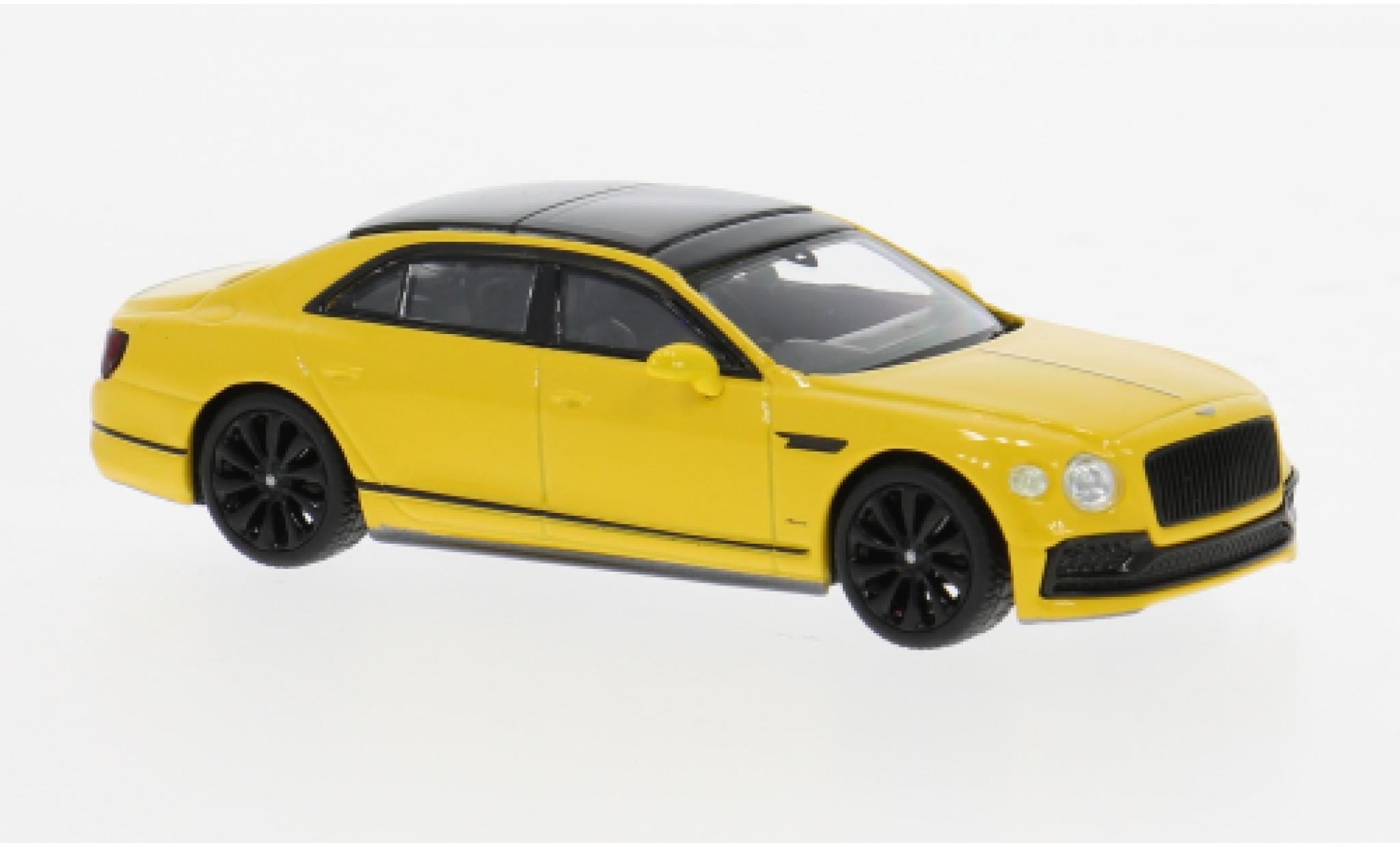 Bentley Flying Spur 1/64 Mini GT yellow 2023 1:64 diecast model cars