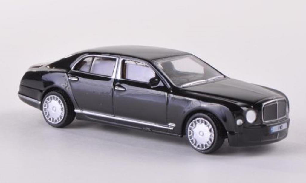 Bentley Mulsanne 1/76 Oxford black diecast model cars
