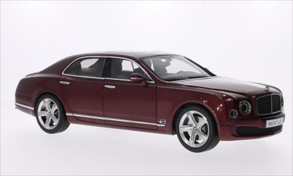 Bentley Mulsanne 1/18 Kyosho Speed metallic red 2014 diecast model cars