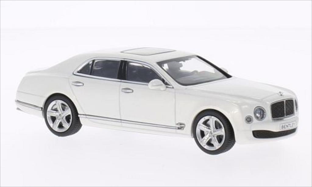 Bentley Mulsanne 1/43 Kyosho Speed metallic white diecast model cars