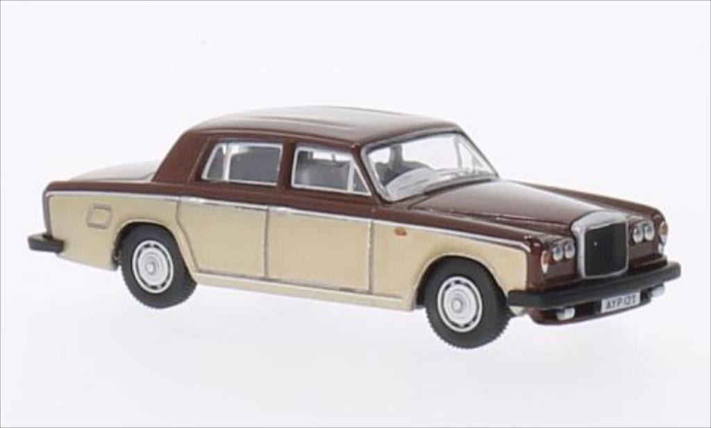 Bentley T2 1/76 Oxford Saloon brown/metallic beige RHD diecast model cars