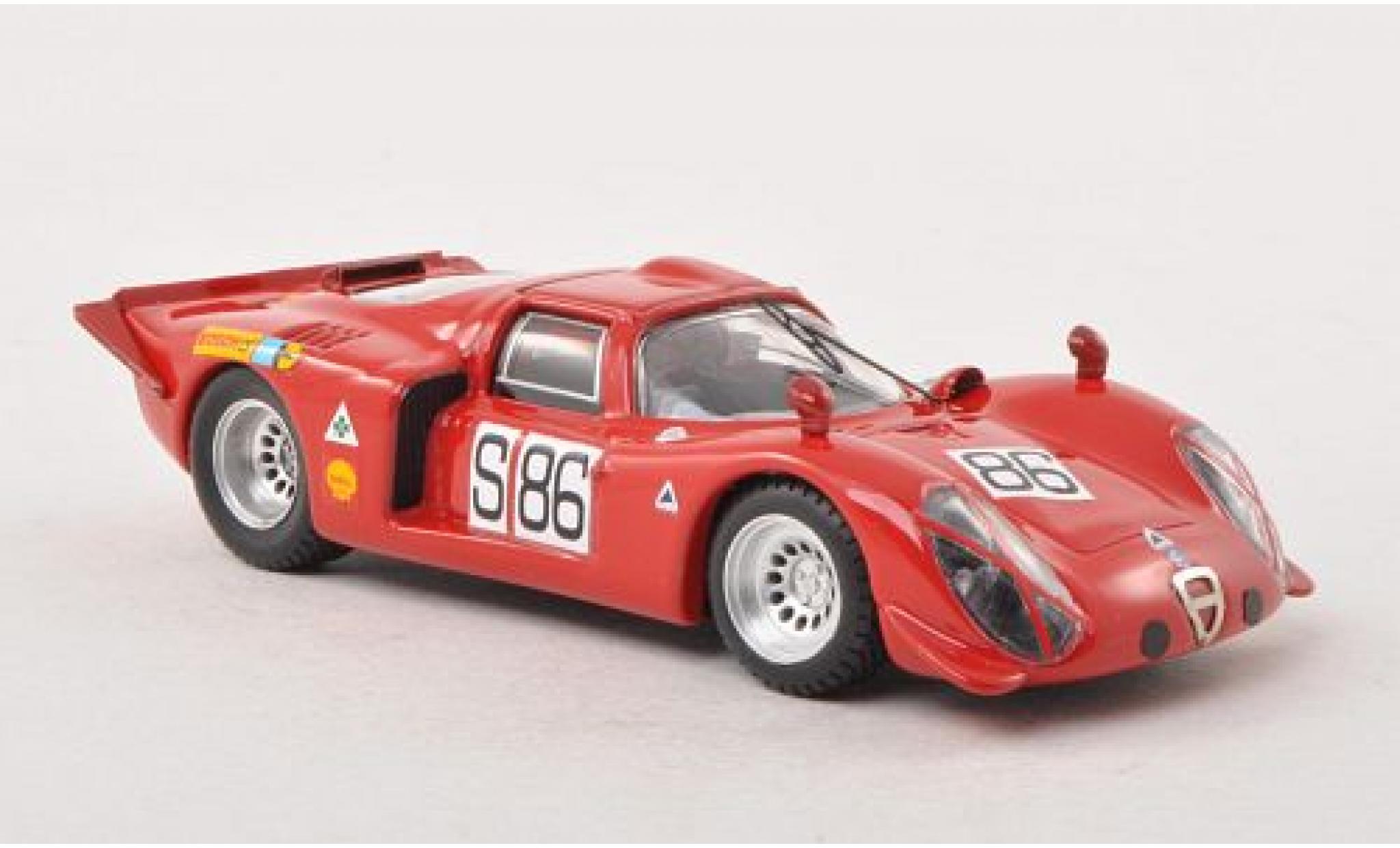 Alfa Romeo 33.2 1/43 Best Coupe No.86 N&uuml;rburgring 1969 diecast model cars