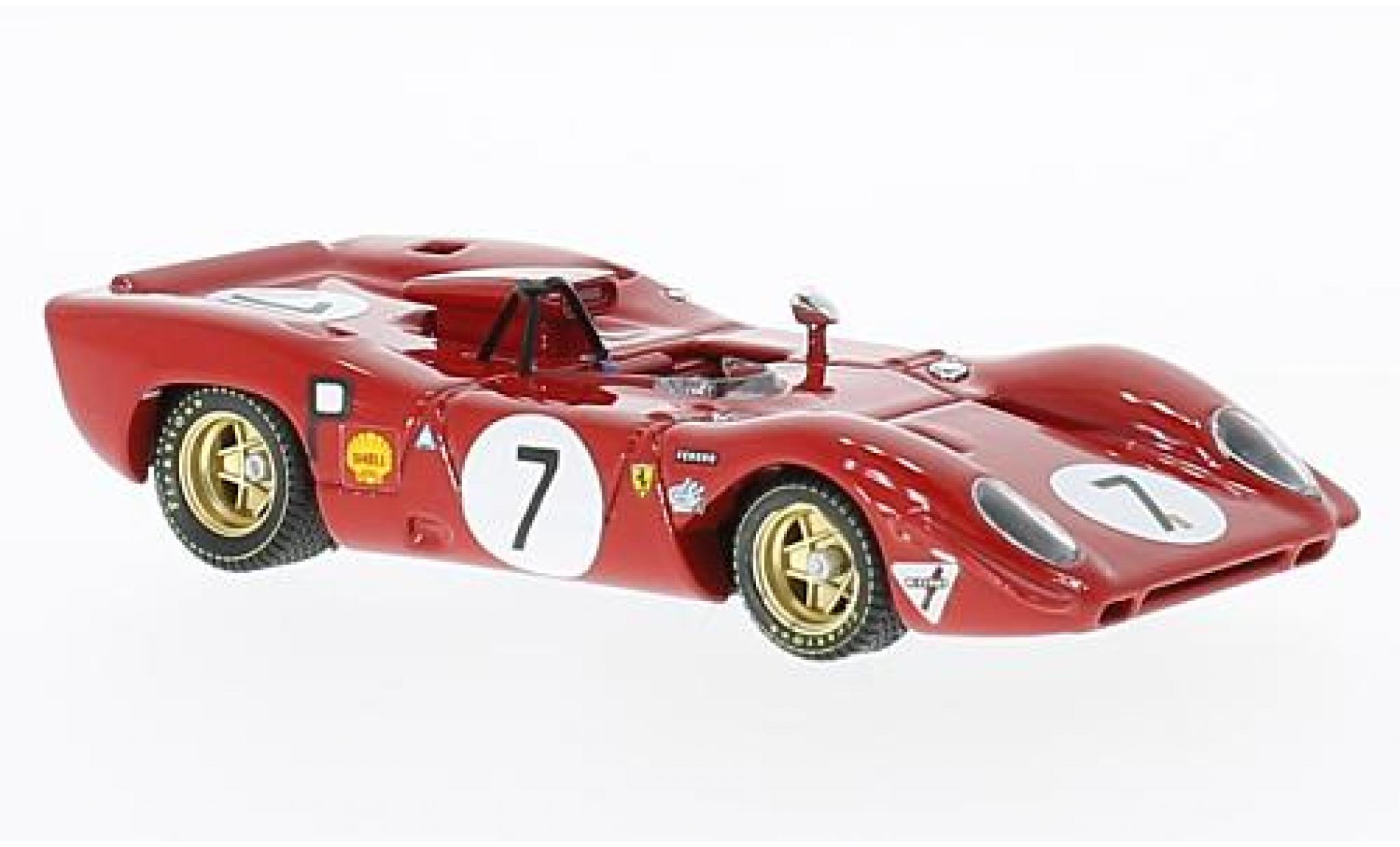 Ferrari 312 1/43 Best P Spyder No.7 1000 Km N&uuml;rburgring 1969 P.Rodriguez/C.Amon diecast model cars