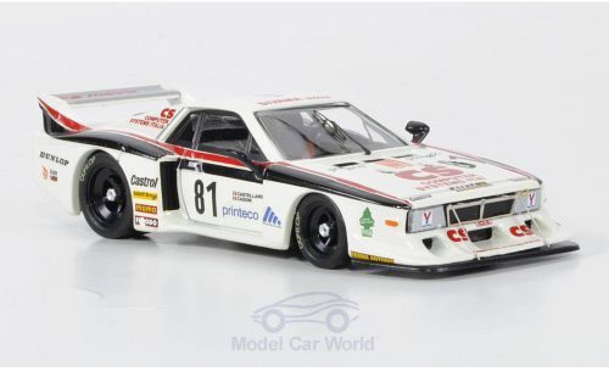 Lancia Beta 1/43 Best Turbo No.81 Vesuvio Racing Monza 1982 Casoni diecast model cars