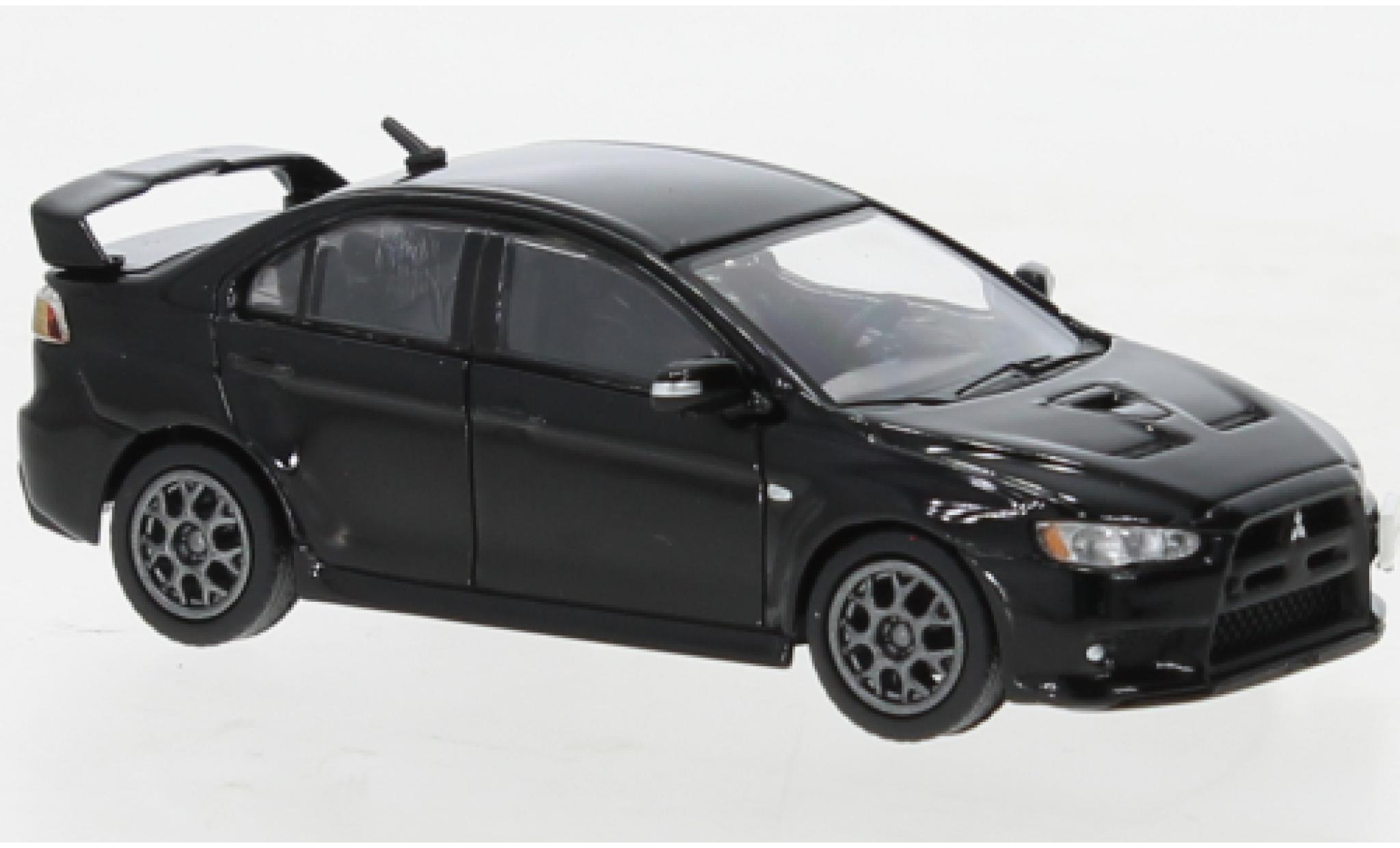 Mitsubishi Lancer 1/64 BM Creations &eacute;volution X black 2007 diecast model cars