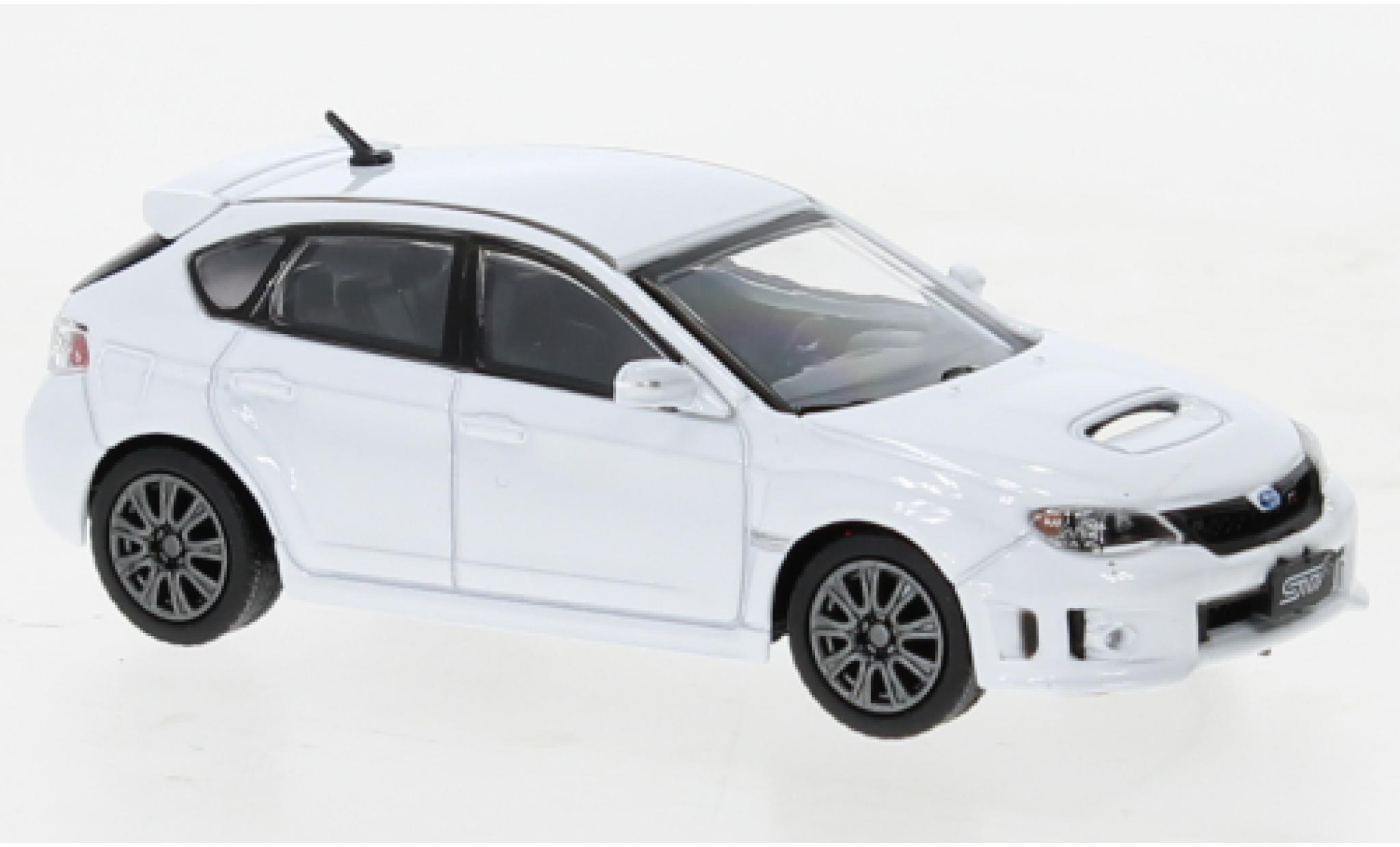 Subaru Impreza 1/64 BM Creations WRX white 2009 diecast model cars