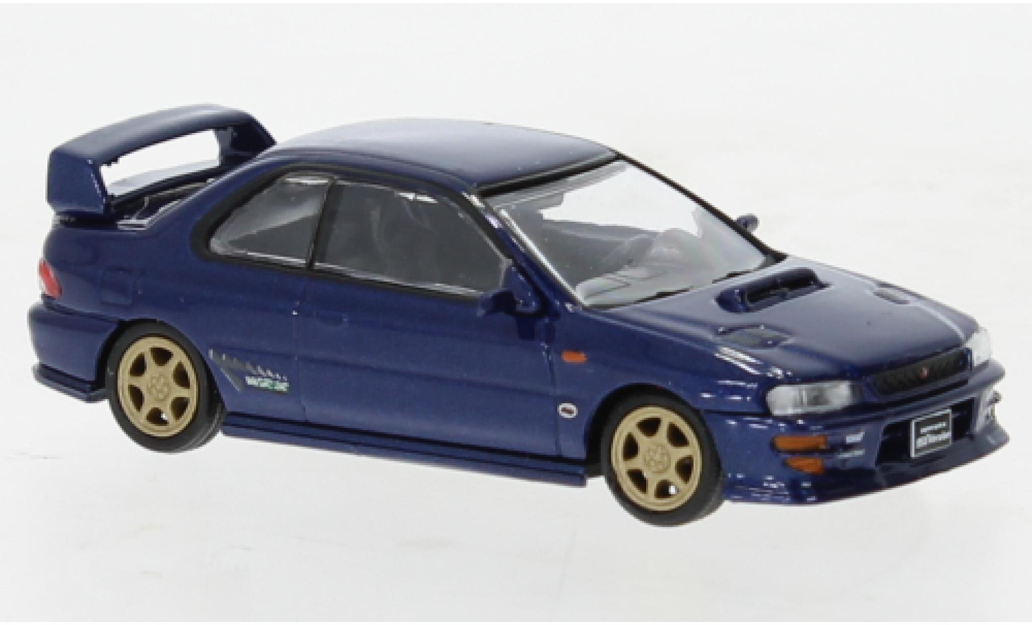 Subaru Impreza 1/64 BM Creations WRX (GC8) Type R metallise blue diecast model cars