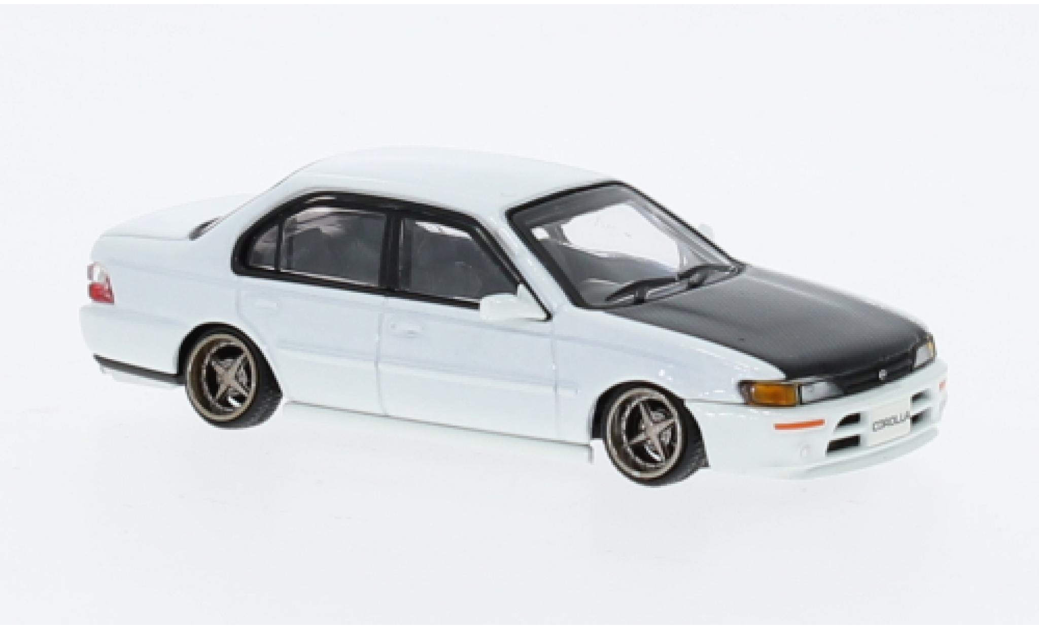 Toyota Corolla 1/64 BM Creations (AE100) white 1996 diecast model cars
