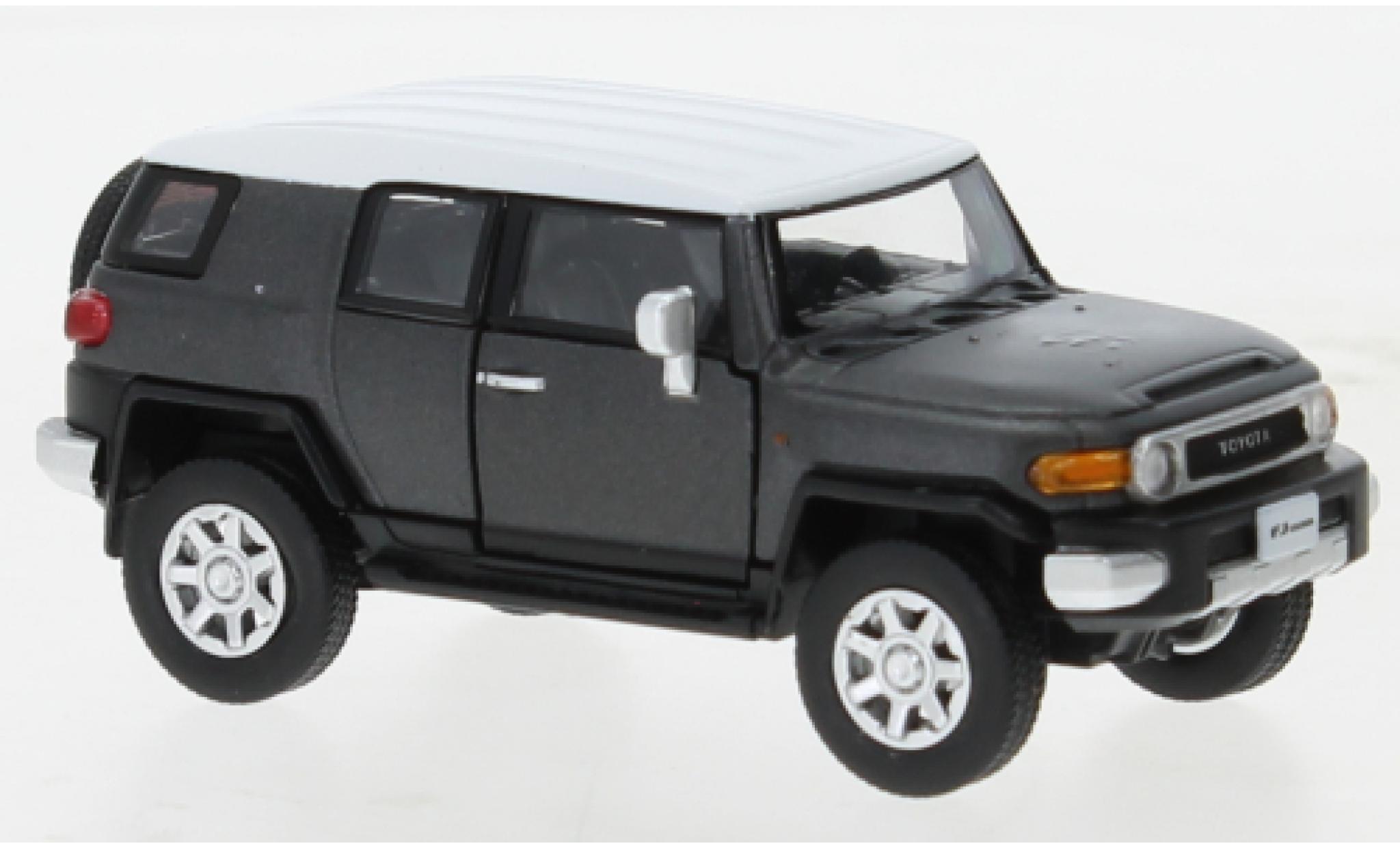 Toyota FJ Cruiser 1/64 BM Creations mattgrey/white 2015 diecast model cars