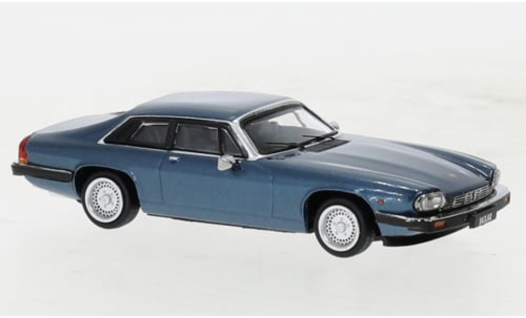 Jaguar XJ 1/64 BM Creations -S V12 metallise blue 1984 1:64 diecast model cars