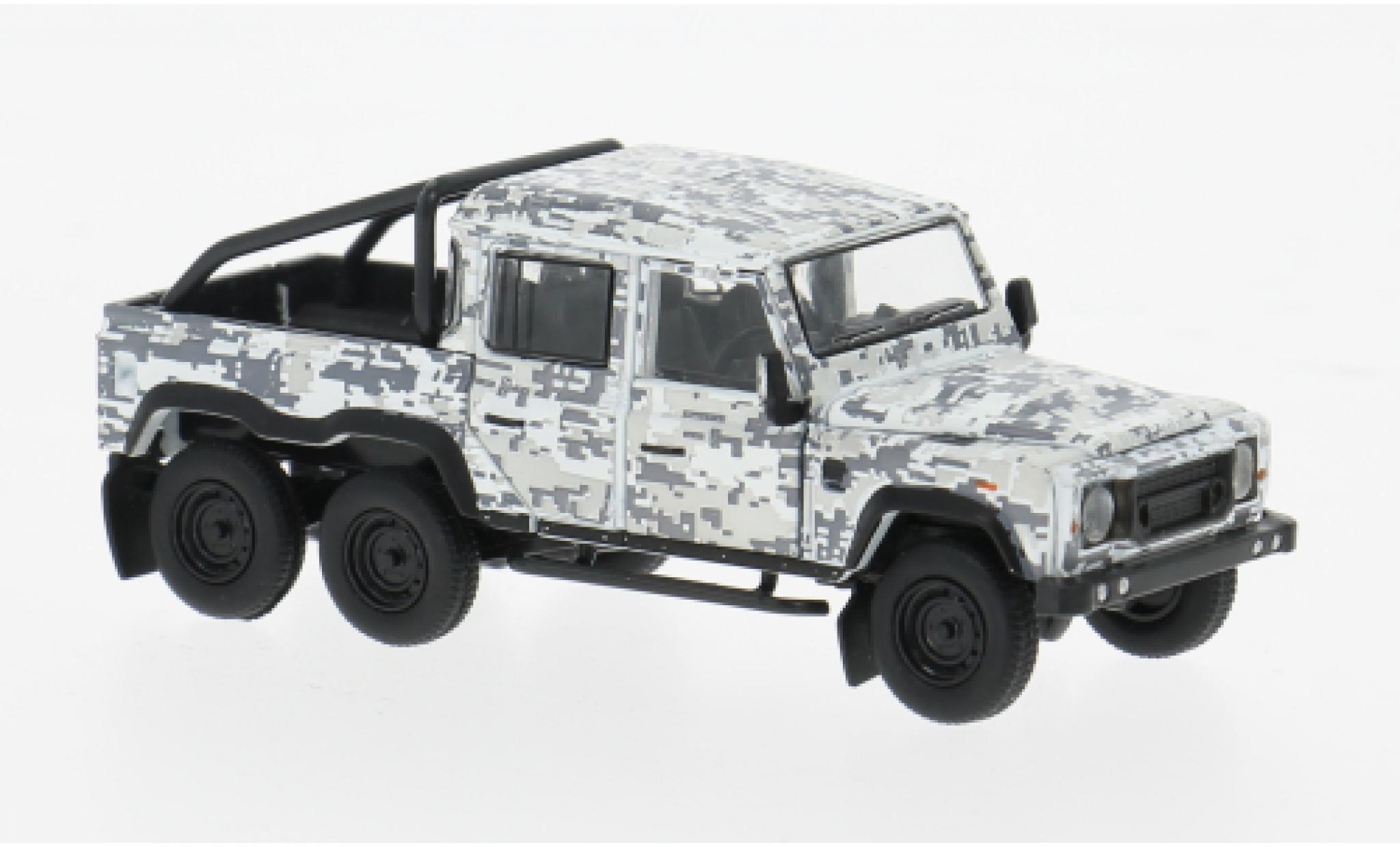 Land Rover Defender 1/64 BM Creations 110 white/Dekor 2016 1:64 diecast model cars