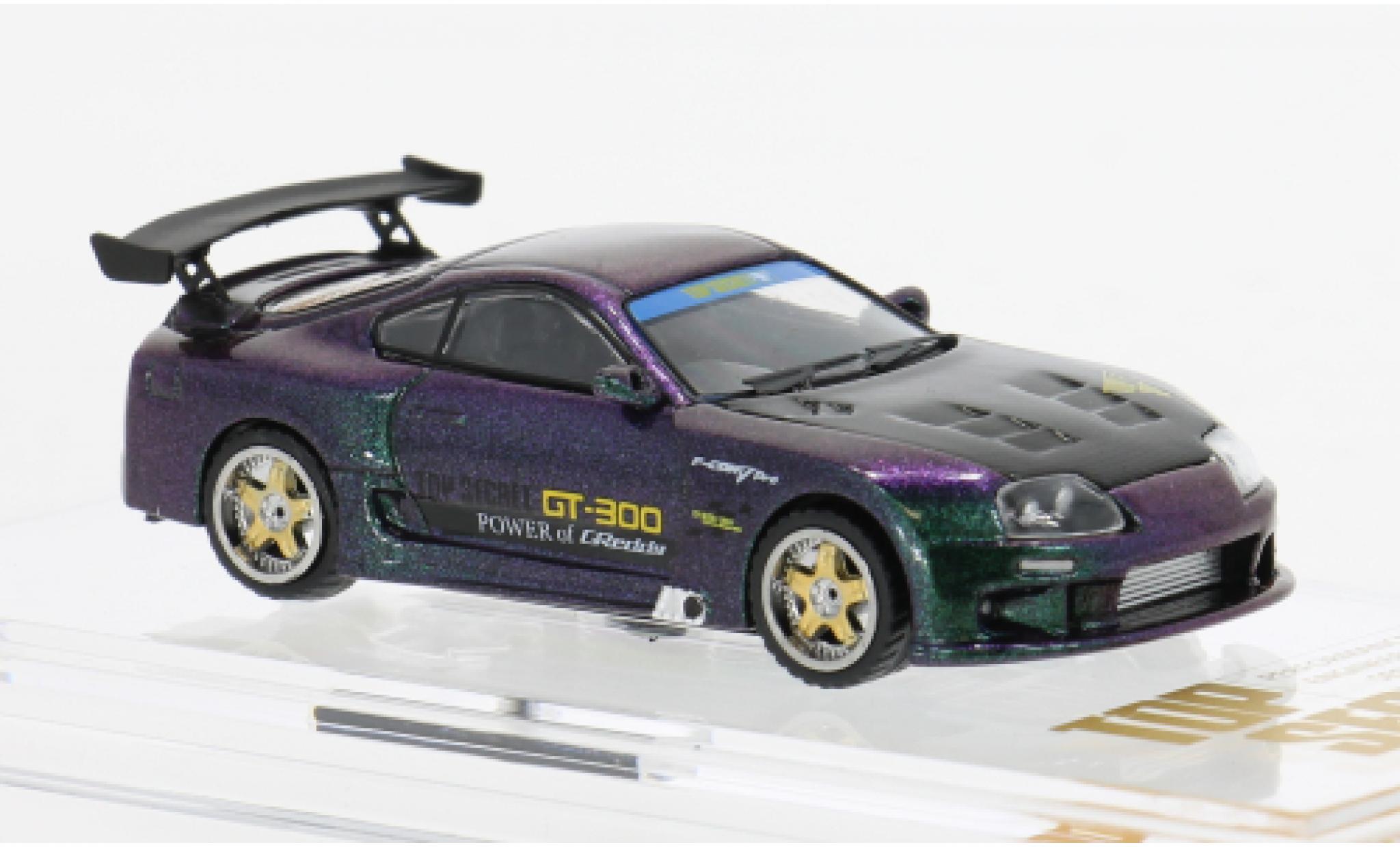 Toyota Supra 1/64 BM Creations (JZA80) Top Secret purple/black 1:64 diecast model cars