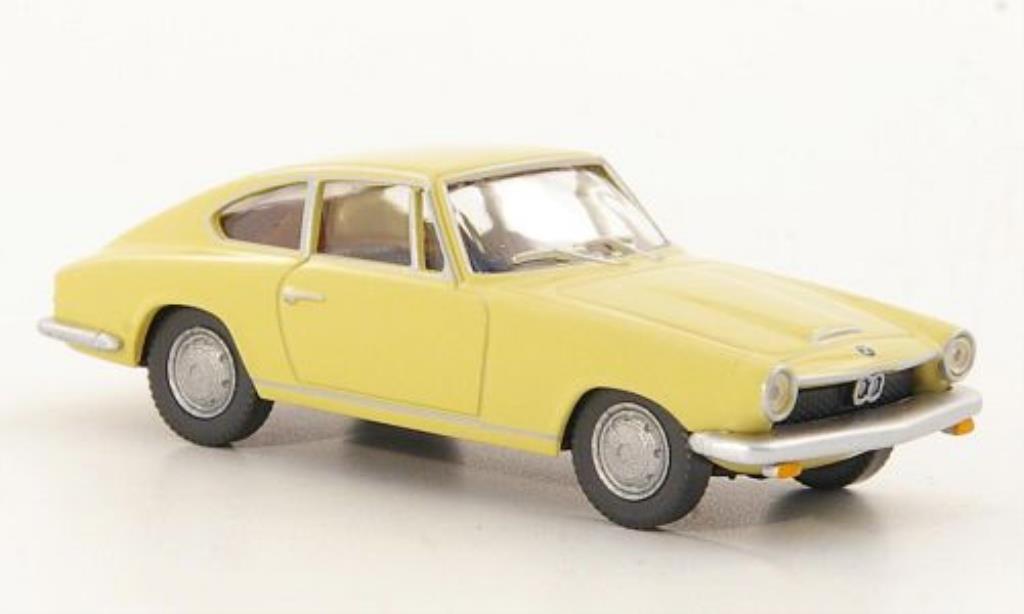 Bmw 1600 GT 1/87 Wiking GT Coupe beige diecast model cars