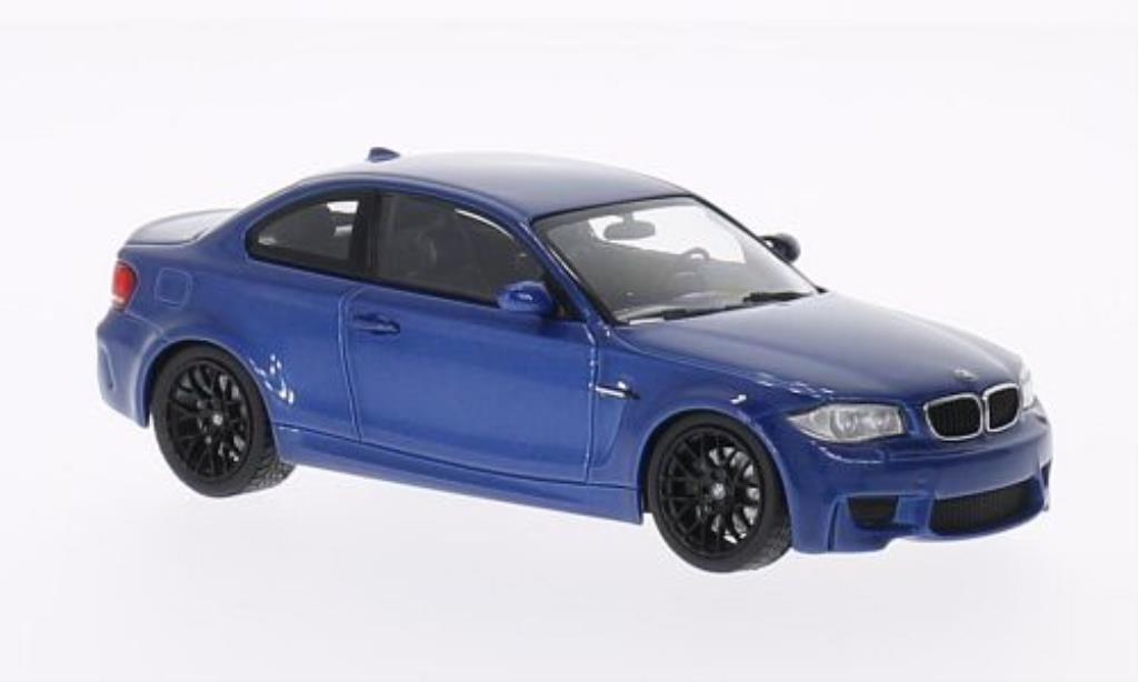 Bmw 1M 1/43 Minichamps M Coupe /E82) blue 2011 diecast model cars