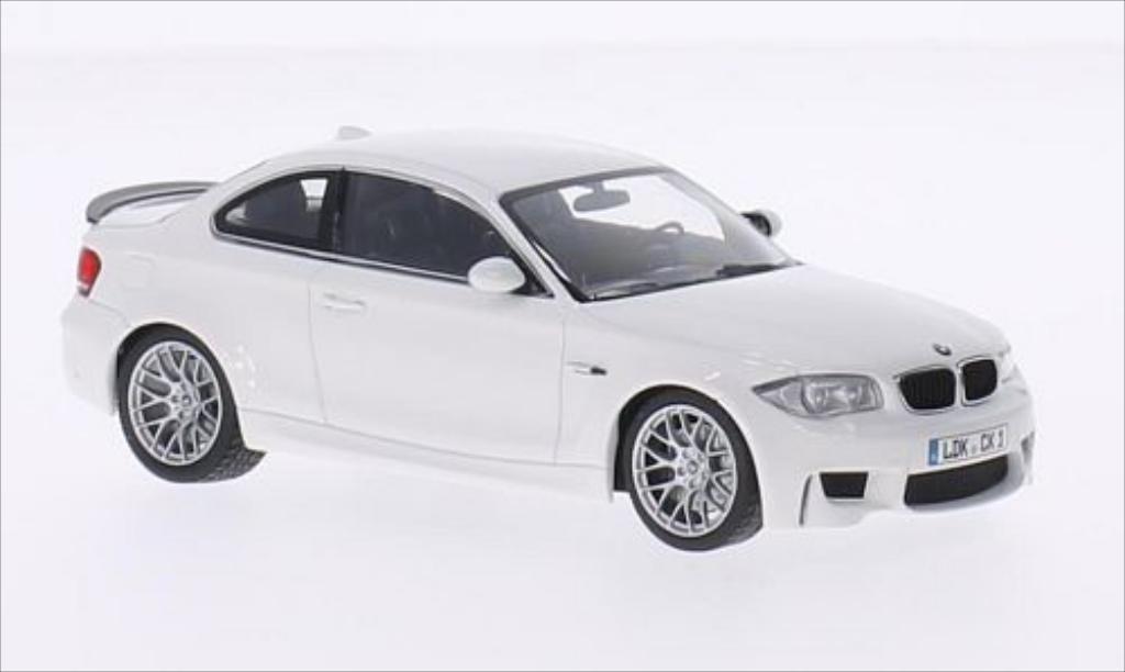 Bmw 1M 1/43 Minichamps M Coupe (E82) white 2011 diecast model cars