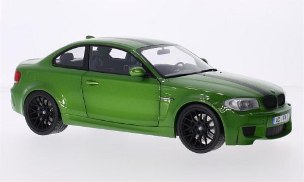 Bmw 1M 1/18 Minichamps Coupe metallic grun/Dekor 2011 E82 diecast model cars