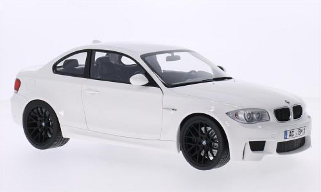 Bmw 1M 1/18 Minichamps Coupe white 2011 E82 diecast model cars