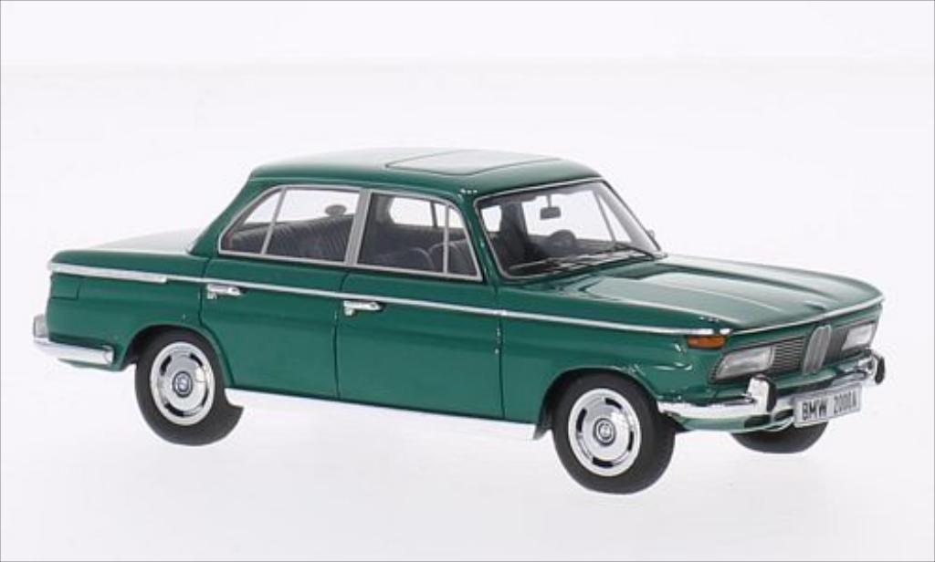Bmw 2000 A 1/43 Minichamps A A grun 1962 diecast model cars