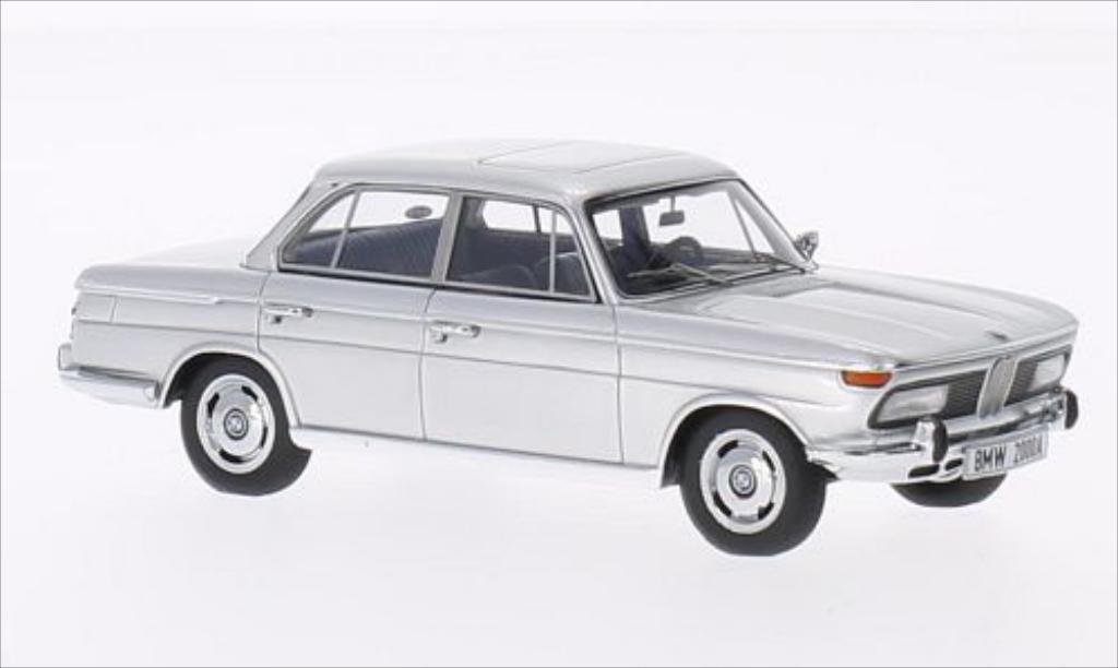 Bmw 2000 A 1/43 Minichamps A A grey 1962 diecast model cars