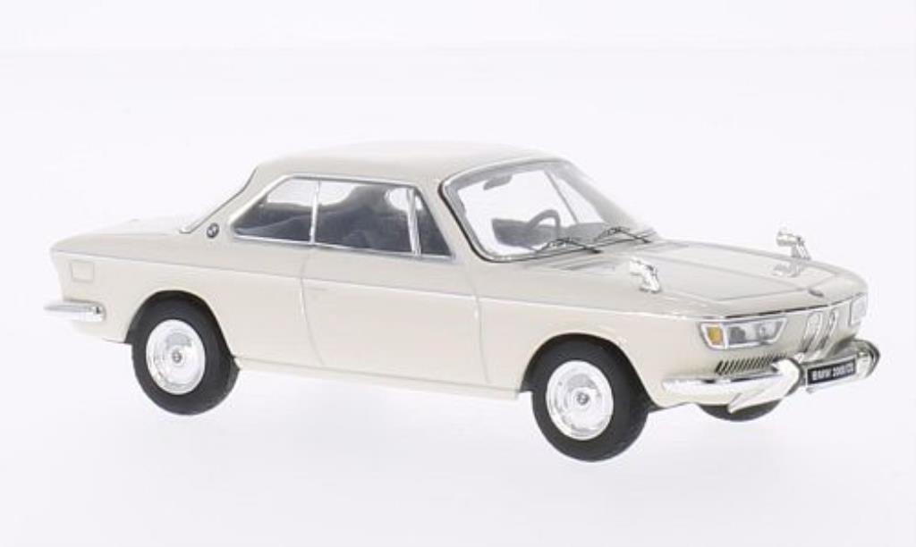 Bmw 2000 CS 1/43 IXO CS CS white 1970 diecast model cars